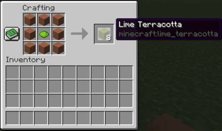 How do u make terracotta in minecraft