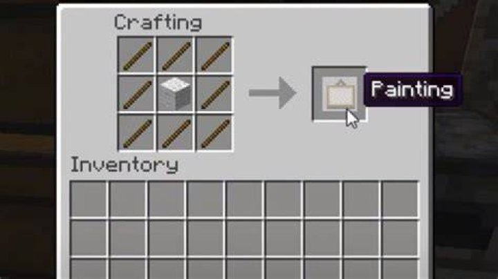 How do you make paintings in minecraft
