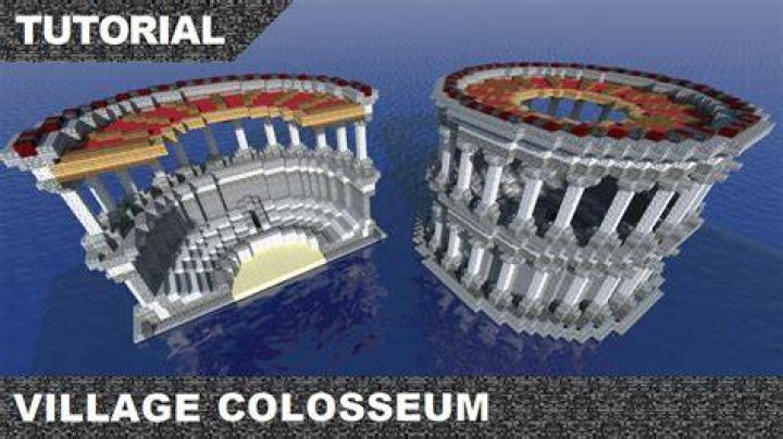 How to build a colosseum in minecraft
