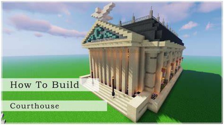 How to build a courthouse in minecraft