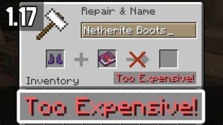 How to bypass too expensive minecraft bedrock