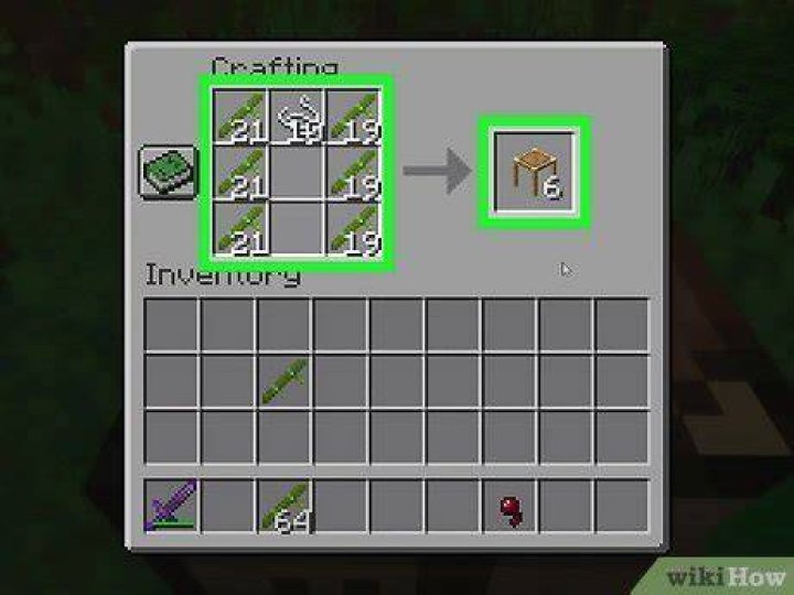How to craft a scaffolding in minecraft