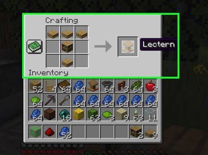 How to get a lectern in minecraft