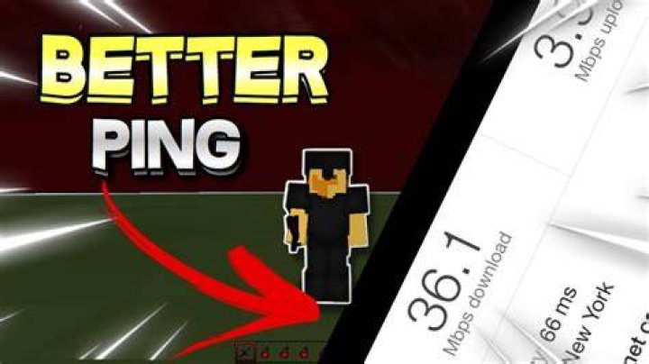 How to get better ping in minecraft