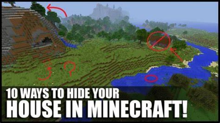 How to hide your house in minecraft