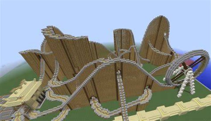 How to make a rollercoaster on minecraft