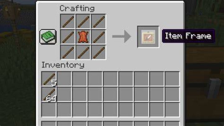 How to make an item frame minecraft