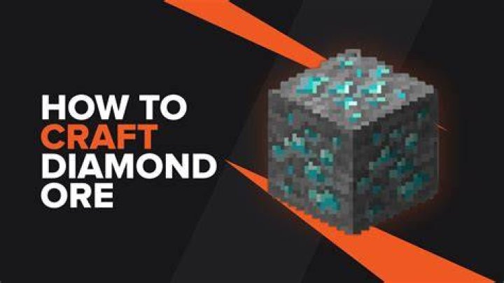 How to make diamond ore in minecraft