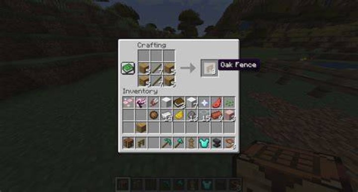 How to make fences in minecraft pc