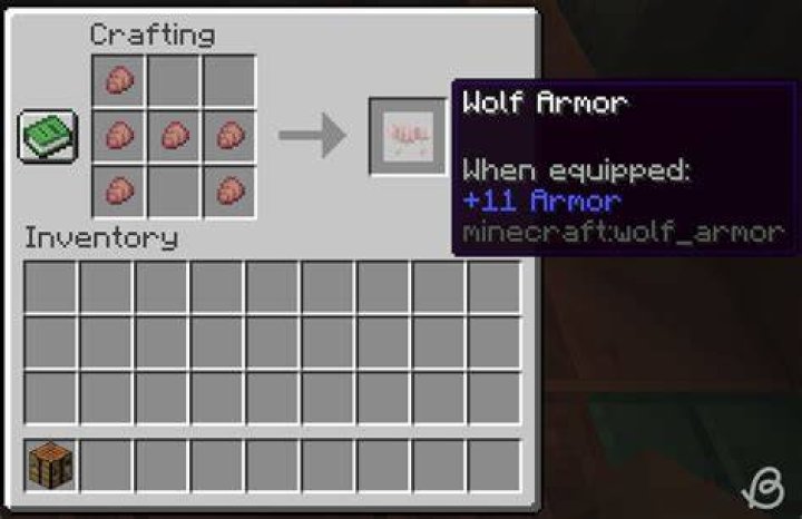 How to make wolf armor in minecraft