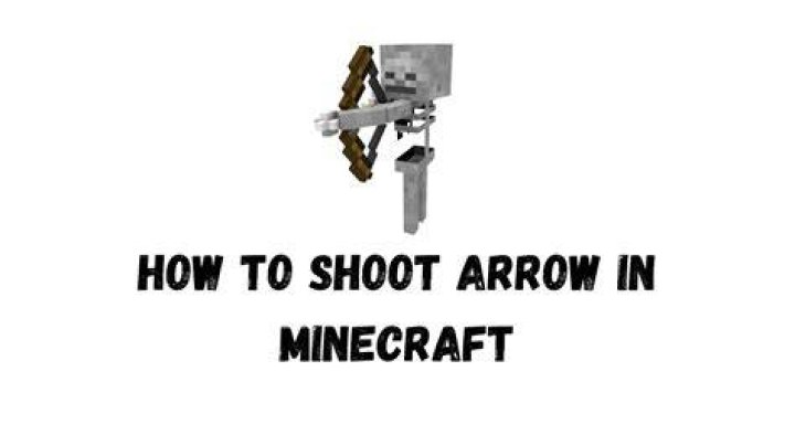 How to shoot an arrow in minecraft