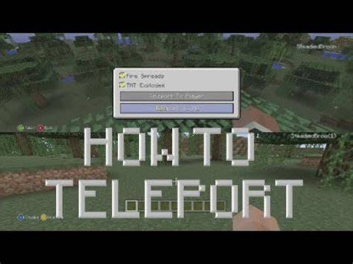 How to teleport on minecraft xbox one
