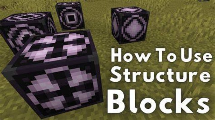 How to use structure blocks in minecraft