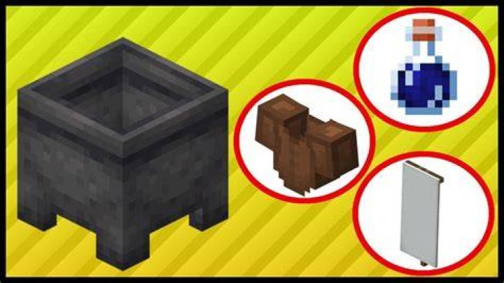 How to use the cauldron in minecraft