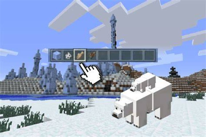 What do polar bears eat on minecraft