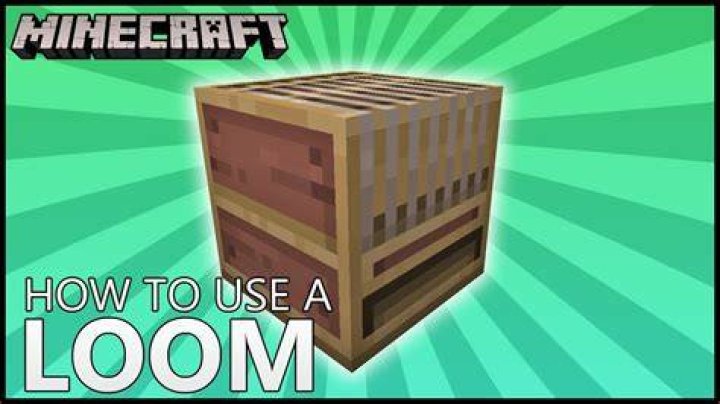 What does the loom do in minecraft