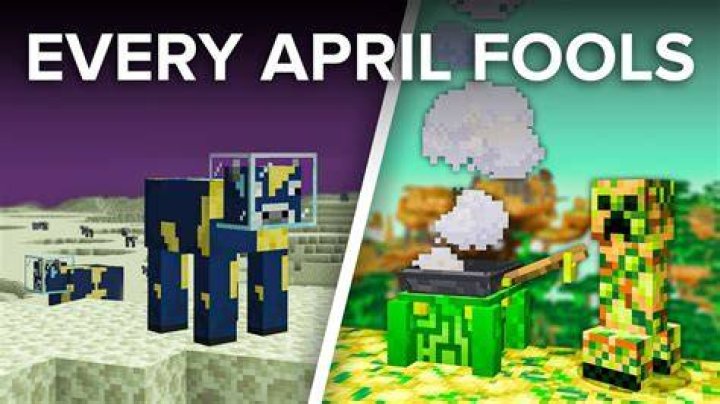 What is minecraft doing for april fools