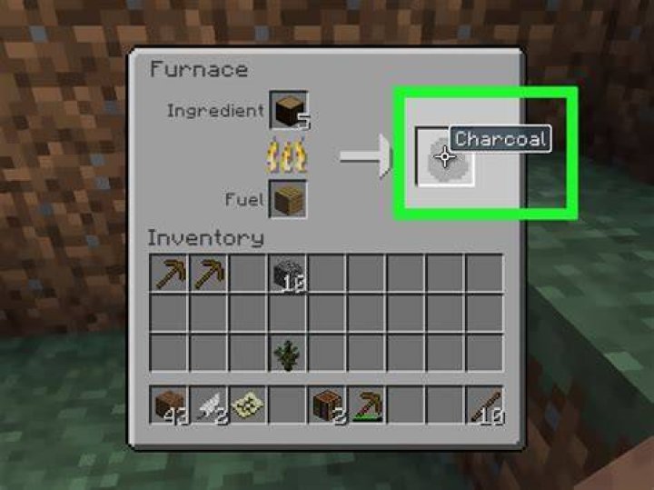 Where do you get charcoal in minecraft